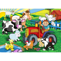 Farm 2 puzzle 15pc - Wood