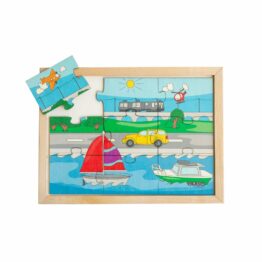 Transport Puzzle 9pc